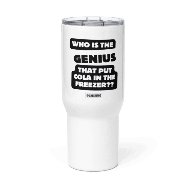 Travel mug with a handle